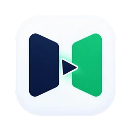 The UnivDesk app icon: two panels facing each other with a pointer crossing the gap.